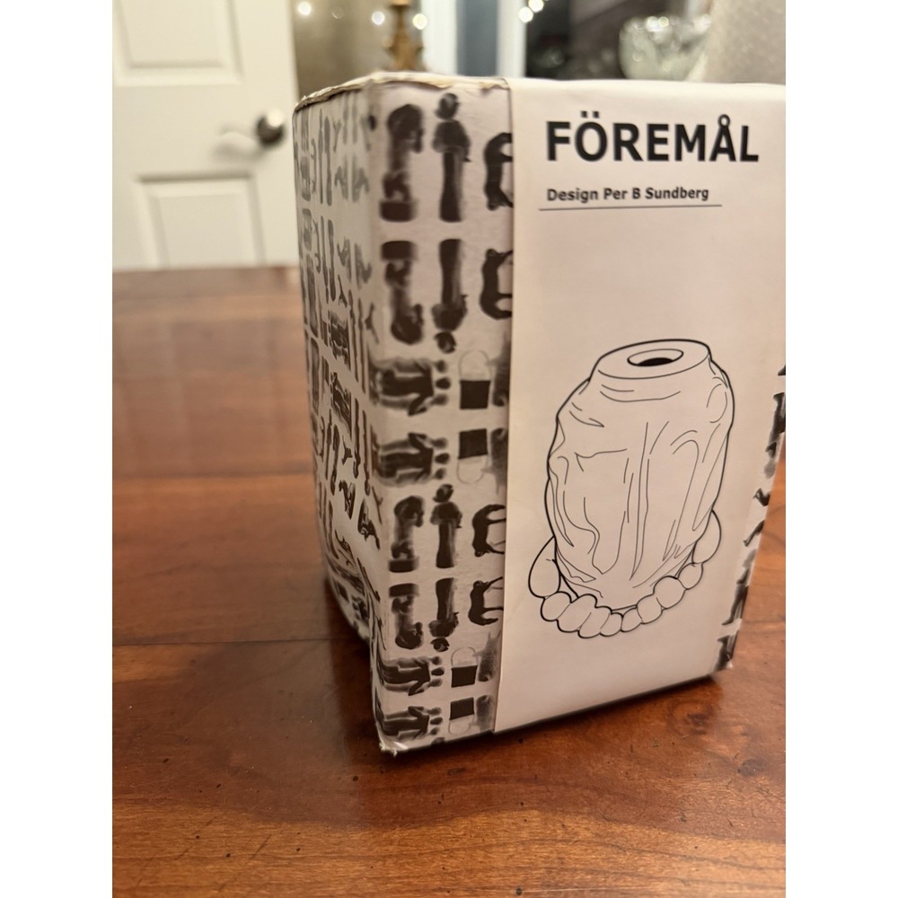 IKEA Föremål Hands Ceramic Vase Per B Sundberg - Brand New In Box - Picture 4 of 7